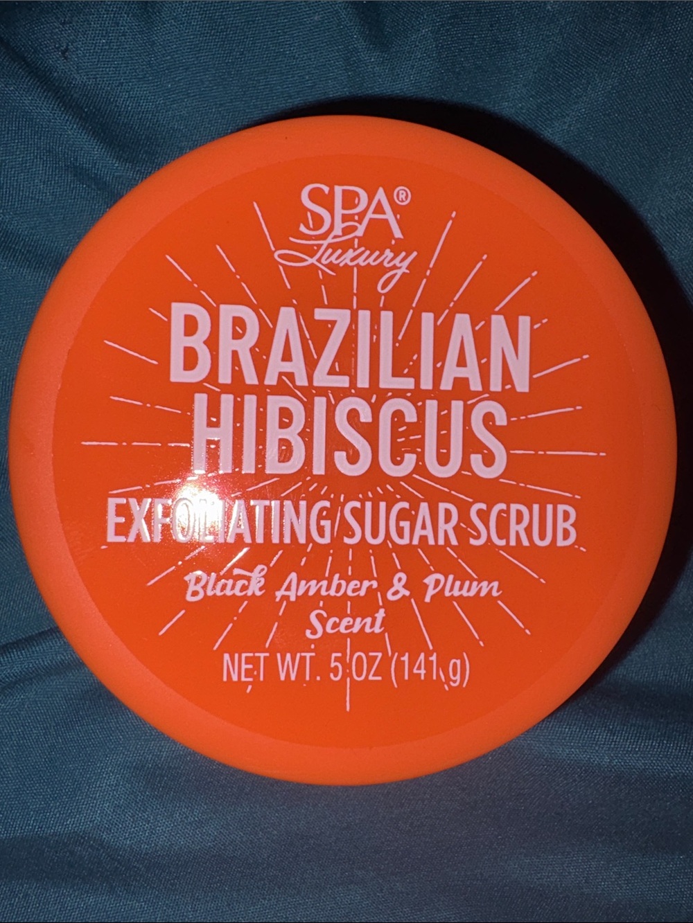 Spa Luxury Brazilian Hibiscus Exfoliating Sugar Scrub 5 oz